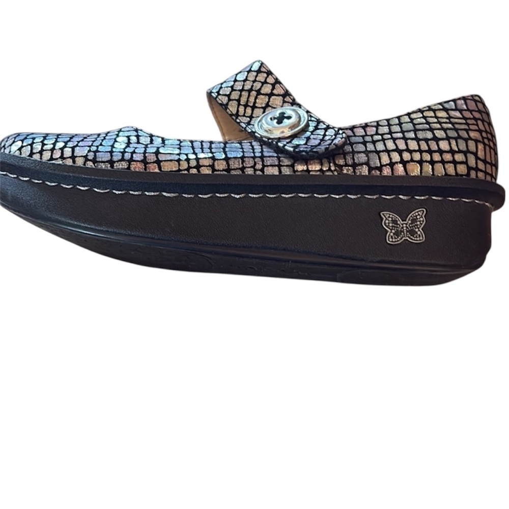 Alegria Irrdescent Mary Jane Clog, EUC, Size 39 - Picture 3 of 6